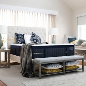 Stearns and Foster Lux Estate Hybrid Polluck 15" Plush Hybrid Mattress Available in Twin XL, Full, Queen, King, California King