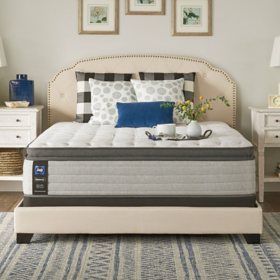 Sealy Posturepedic Spring Fulton Eurotop Soft Feel Mattress and 9" Foundation, Available in Twin, Twin XL, Full, Queen, King, California King