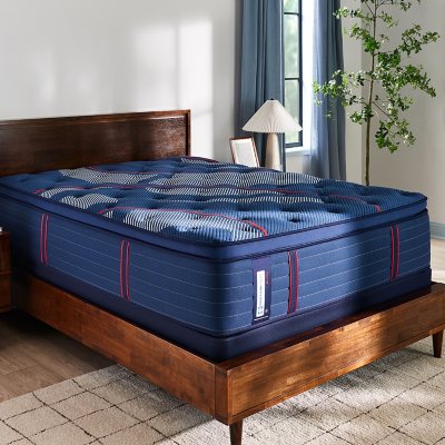 Sealy Posturepedic Elite Brenham Euro Pillow Top Mattress Set:- Queen, Mattress Only, Medium