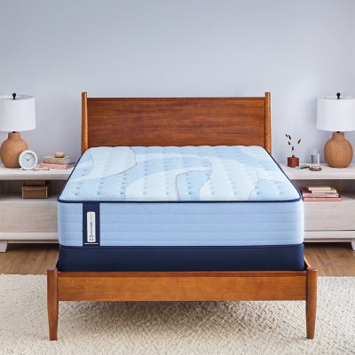 Sealy Posturepedic Drennon Medium Mattress Set:- King, +9' Foundation