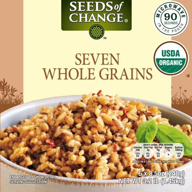 Seeds Of Change Seven Whole Grains (8.5 oz., 6 pk.)