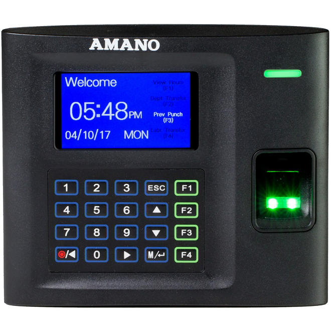 Amano MTX-30 Biometric WiFi Employee Time Clock Tracking System