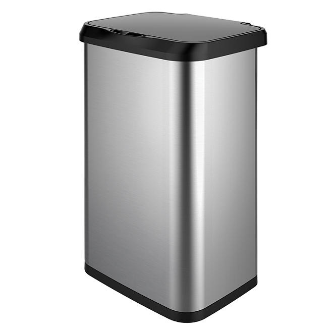 Glad 20-Gallon Stainless Steel Sensor Trash Can