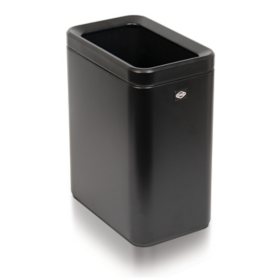 Clorox Slim Open Top Anti-Microbial Odor Protection 2.6 Gallon Stainless Steel Trash Can - Silver or Black