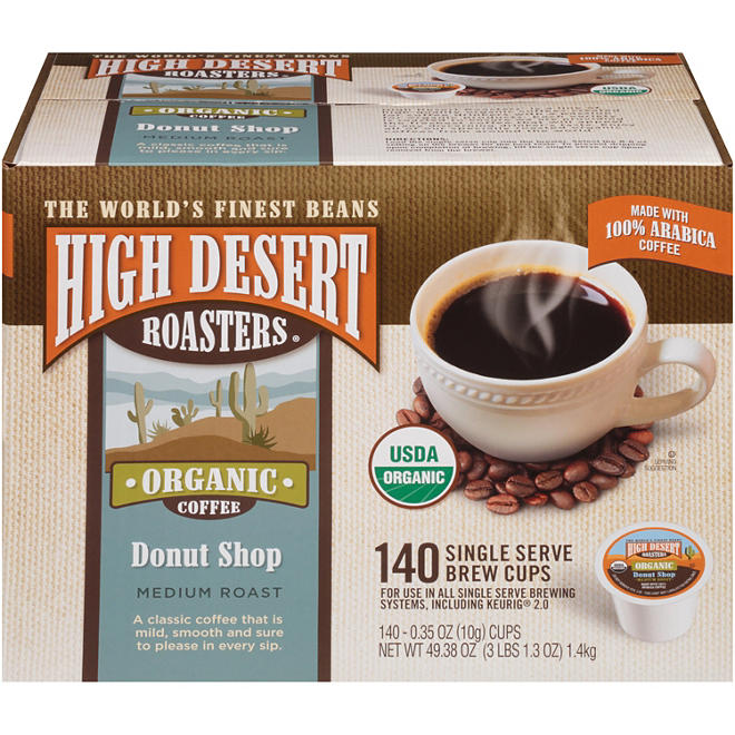 High Desert Roasters Donut Shop Coffee Single Serve Pods (140 ct.)