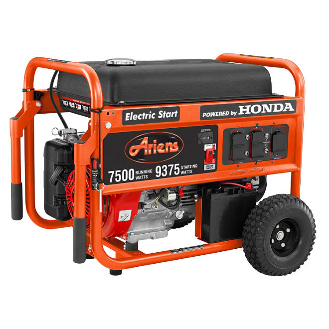 Ariens 7,500W / 9,375W Honda-Powered Portable Gas Generator