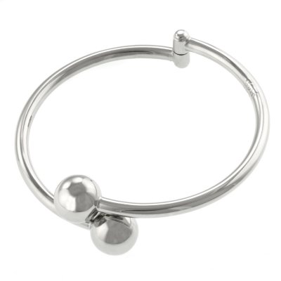 Sterling Silver Hinged Bypass Bangle Bracelet - Sam's Club
