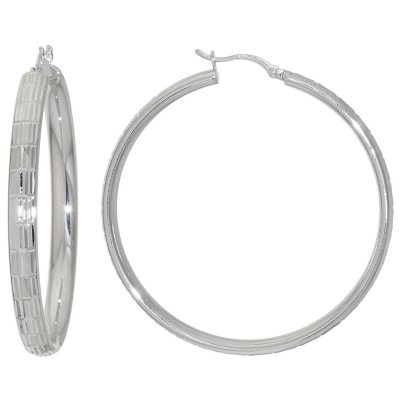 Sam's club sterling deals silver hoop earrings