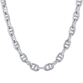 Sterling Silver Mariner Chain Necklace		