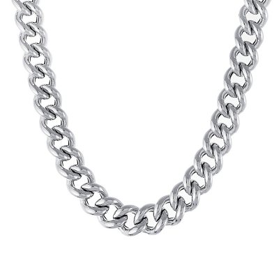 Italian Sterling Silver Oversized Curb Chain Necklace - Sam's Club