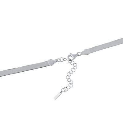 Italian Sterling Silver 5.4mm Herringbone Chain Necklace - Sam's Club