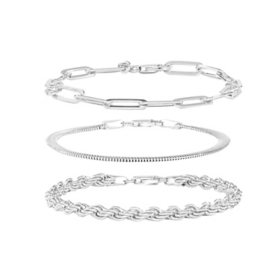 Chain Bracelet in Sterling Silver