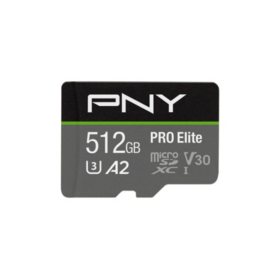 PNY PRO Elite Class 10 U3 microSDXC Flash Memory Card (Select Capacity)