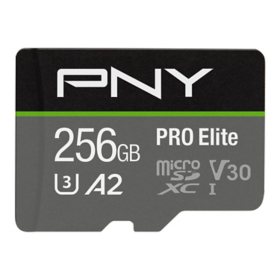 PNY PRO Elite Class 10 U3 microSDXC Flash Memory Card (Select Capacity)