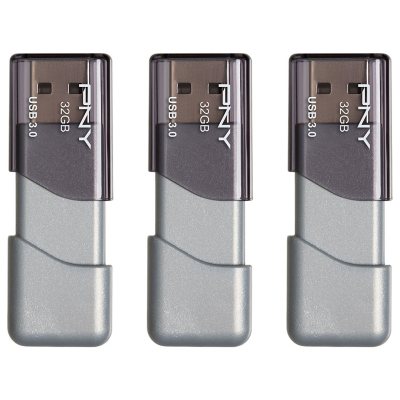 PNY 32GB Turbo Attaché 3 USB  Flash Drive (3 Pack) - Sam's Club