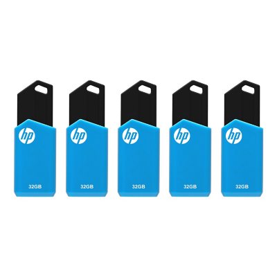 HP 32GB v150w USB  Flash Drive, 5 Pack - Sam's Club