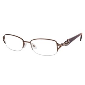 Bob Mackie Rectangle Glasses, Brown B100