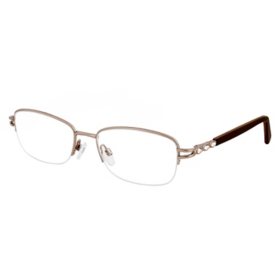 Bob Mackie Oval Glasses, Brown B107