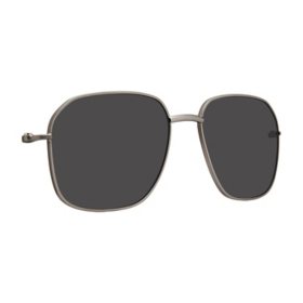 Callaway CA102 Clip-On Sunglasses, Semi-Matte Gunmetal