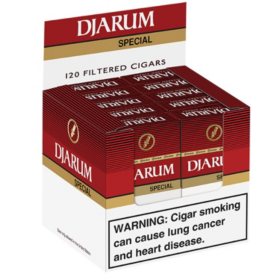 Djarum Special Filtered Cigars 10 ct., 12 pk.