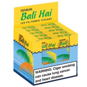 Djarum Bali Hai Filtered Cigars 10 ct., 12 pk.