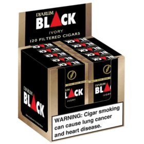 Djarum Black Ivory Filtered Cigars 10 ct., 12 pk.