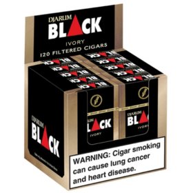 Djarum Black Ivory Filtered Cigars (10 ct., 12 pk.)