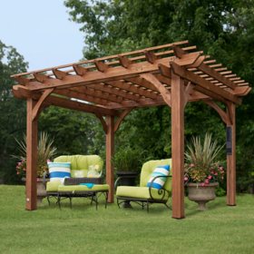 Backyard Discovery 12' x 10' Cedar Pergola, Choose Installation