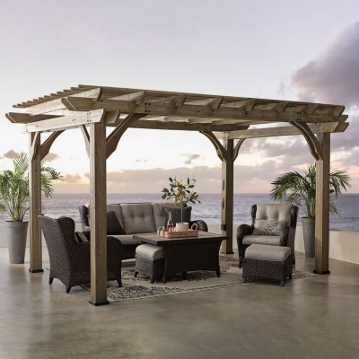 Backyard Discovery 14' x 10' Somerville Pergola With Electric - Sam's Club