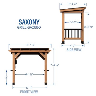 Saxony XL Grill Gazebo – Backyard Discovery