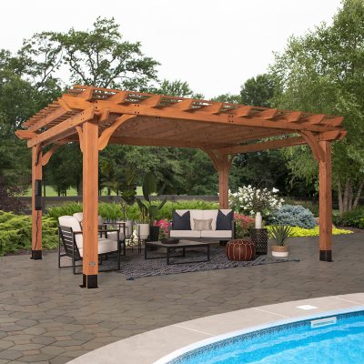 Swing Pergola with 6x6 Posts - DIY Project