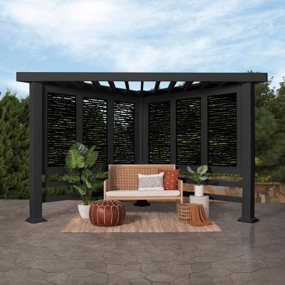 Backyard Discovery Glenview Modern Steel Cabana Pergola - Sam's Club