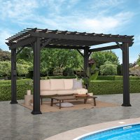 Backyard Discovery 12' x 10' Stratford Steel Pergola with Electric