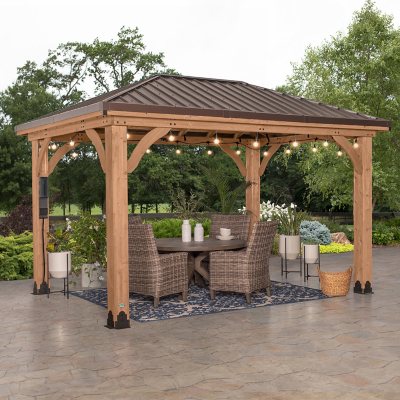 Outdoor Wooden Gazebo & Pergola Kits - Sam's Club