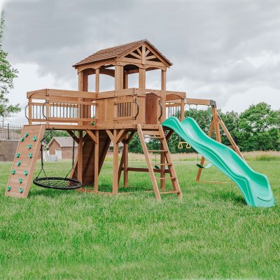 Backyard Discovery Sterling Point Cedar Swing Set