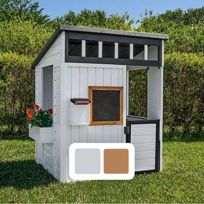 Backyard Discovery Caraway Cottage Playhouse:- Light Brown