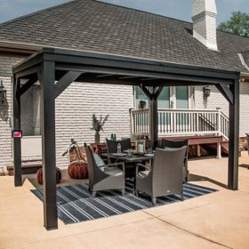 Outdoor Wooden Gazebo & Pergola Kits - Sam's Club