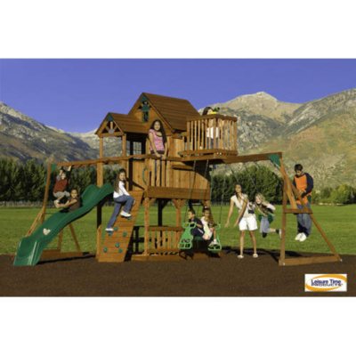 Skyfort Cedar Play Set w/ Slide Sam's Club