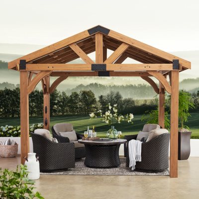 Backyard Discovery 12 X 10 Brookdale Gazebo With Electric