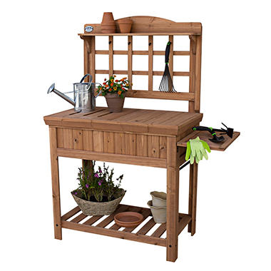 Potting Bench by Leisure Time with Storage