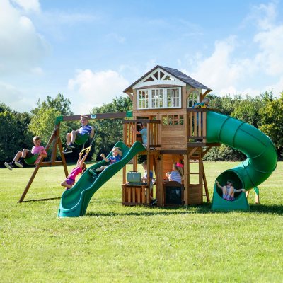 backyard discovery cedar swing set