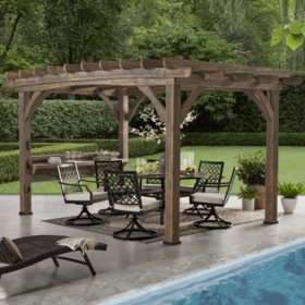 Backyard Discovery 14 X 10 Silverton Pergola With Electric