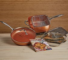 Copper Chef pot and pan set - household items - by owner - housewares sale  - craigslist