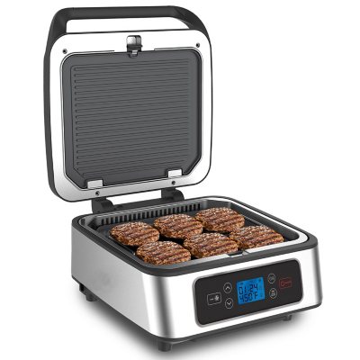 Shaq Smokeless 3in1 Contact Grill, Panini Press & Open Grill eBay