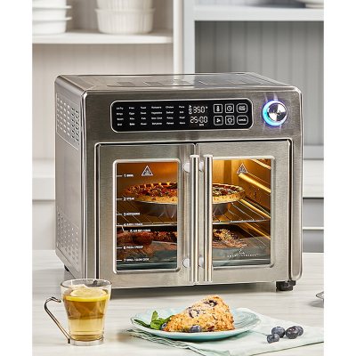  Emeril Lagasse Everyday French Door 360 Air Fryer, 25-QT  Capacity, Dual Temperture Zone cooks 2 different ways, Stainless Steel :  Home & Kitchen