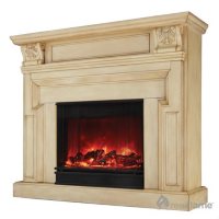 Kristine Electric Fireplace - Antique White