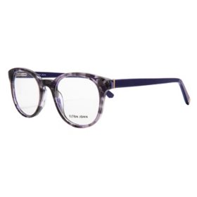 Elton John Eyewear, Dwight, Modified Oval Eyeglasses, Formative Years Collection
