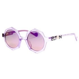 Elton John Eyewear, Encore, Modified Round Sunglasses, Master Collection
