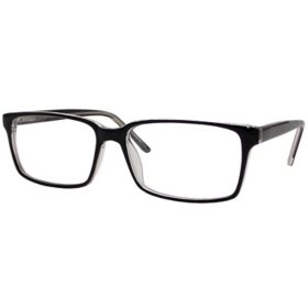 London Fog Rectangle Glasses, Black LF10655-1