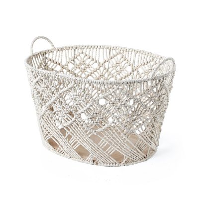 Macrame Storage Baskets 2024 Sets of 3